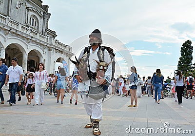 `Ziua Iei ` - International Day of the Romanian Blouse at Constanta Editorial Stock Photo