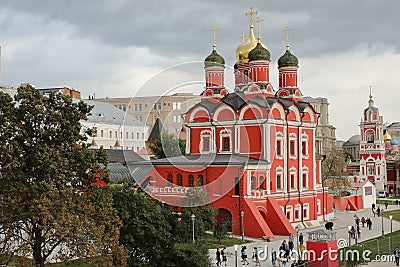 Znamensky Cathedral the main temple of the Znamensky Monastery Editorial Stock Photo