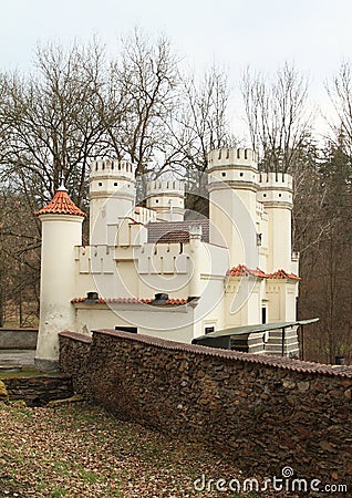 Znosim Gate in VlaÅ¡im Castle Park Stock Photo