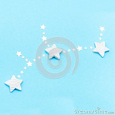 Zodiac constellation Virgo Stock Photo