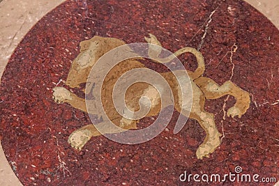 Zodiac Lion Congress Library Washington Stock Photo