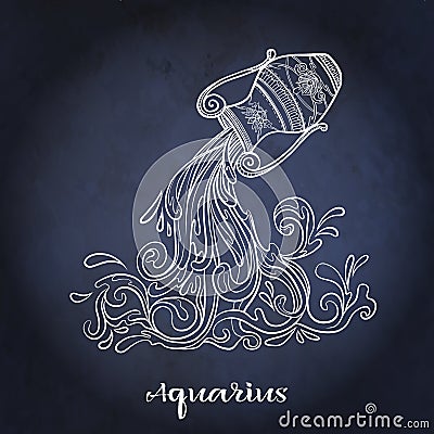 Zodiac sign. Astrological horoscope collection. Vector illustration Vector Illustration