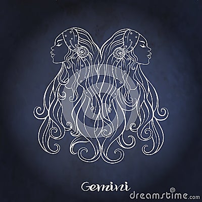 Zodiac sign. Astrological horoscope collection. Vector illustration Vector Illustration