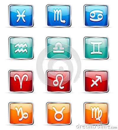 Zodiac signs Stock Photo