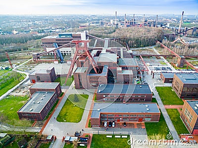 The Zollverein Coal Mine Industrial Complex Editorial Stock Photo