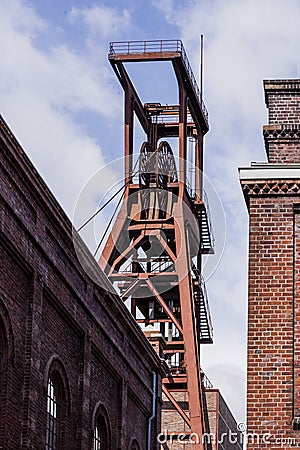 Zollverein Coal Mine Industrial Complex - Essen, Germany Editorial Stock Photo