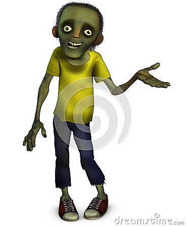 Zombie Cartoon Illustration