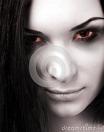 Zombie girl Stock Photo