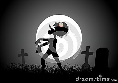 Zombie Vector Illustration