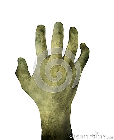 Zombie hand Stock Photo