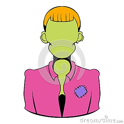 Zombie icon cartoon Vector Illustration