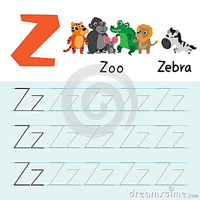 Zoo drawing line vector design Stock Photo