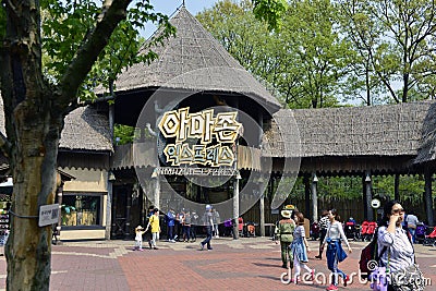 Zoo, Lotte World, South Korea Editorial Stock Photo