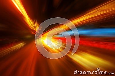 Zoom effect colorful abstract blur background Stock Photo