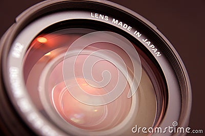 Zoom lens Stock Photo