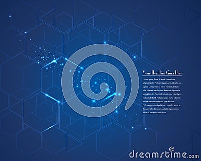 Zoom Tech cell design template Vector Illustration