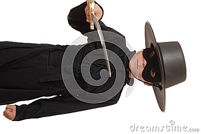 Zorro Of The Old West 4 Stock Photo