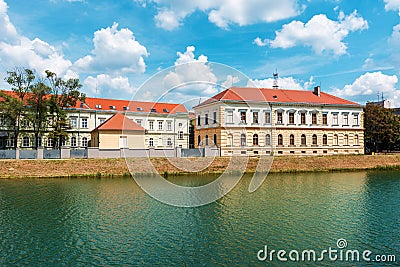 Zrenjanin, a town in Serbian province of Vojvodina with distinctive 19th century architecture Stock Photo