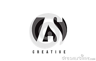 ZS Z S White Letter Logo Design with Circle Background. Vector Illustration
