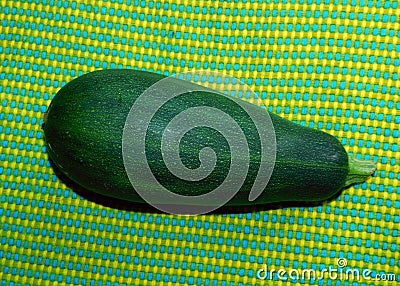zucchini from organic garden Stock Photo