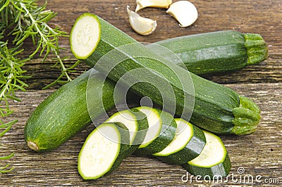 Zucchini vegetables Stock Photo