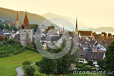 Zug, Switzerland Stock Photo