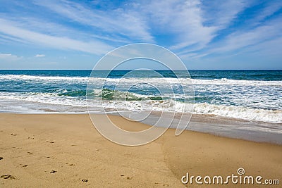 Zuma Beach, one of the most popular beaches in Los Angeles Stock Photo