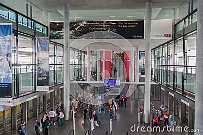 Zurich Airport Editorial Stock Photo