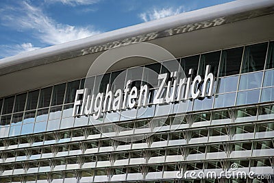 Zurich Airport, Switzerland Editorial Stock Photo