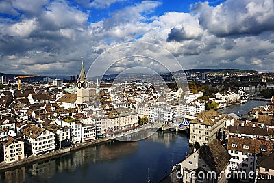 Zurich cityscape Stock Photo