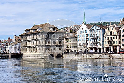 Zurich Town Hall building Editorial Stock Photo