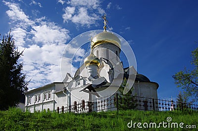 ZVENIGOROD, RUSSIA - May, 2017: Savvino-Storozhevsky monastery in Zvenigorod. Moscow region, Russia Editorial Stock Photo