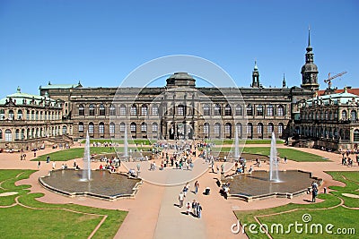 Zwinger Museum Stock Photo