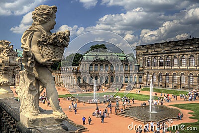 Zwinger Museum Editorial Stock Photo