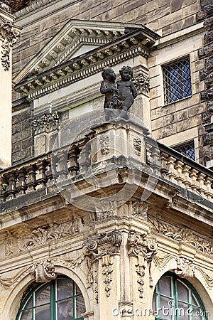 Zwinger Palace of Barock style, Germany Stock Photo