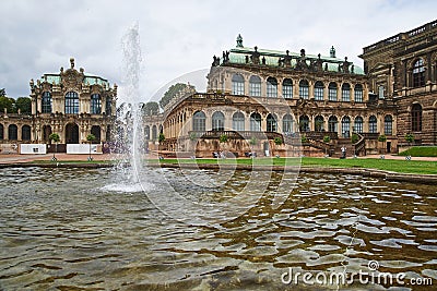 Zwinger Palace in Dresden, Germany Editorial Stock Photo