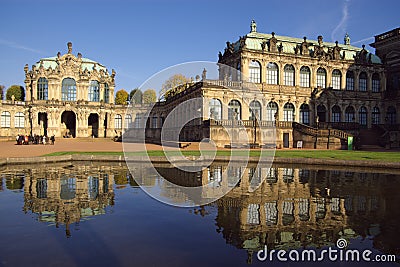 Zwinger palace in Dresden Stock Photo