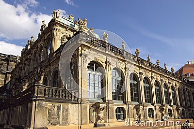 Zwinger palace in Dresden Stock Photo