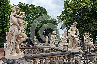 Zwinger Palace Dresden Germany Editorial Stock Photo