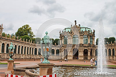 Zwinger Palace Dresden Germany Editorial Stock Photo