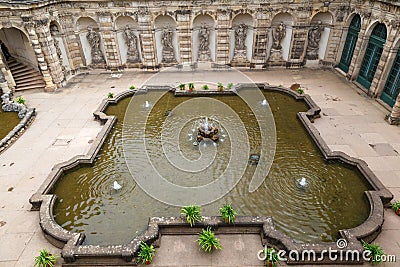 Zwinger Palace Dresden Germany Stock Photo