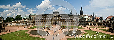 Zwinger Panoramic Stock Photo