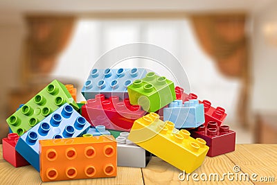 ÃÂ¡olorful toy bricks Stock Photo