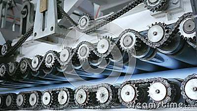 Mechanismus Der Ketten-Antriebsmaschine In Der Industriellen