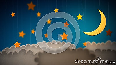 Βρόχος διακοσμήσεων σύννεφων παιδιών Βρόχος διακοσμήσεων σύννεφων παιδιών