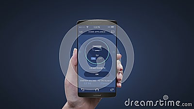 Σχετικά με την κινητή εγχώρια συσκευή IoT, έξυπνος έλεγχος TV Διαδίκτυο των πραγμάτων, έξυπνο σπίτι IoT διανυσματική απεικόνιση Σχετικά με την κινητή εγχώρια συσκευή IoT, έξυπνος έλεγχος TV Διαδίκτυο των πραγμάτων, έξυπνο σπίτι IoT διανυσματική απεικόνιση