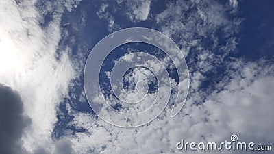 Χρονικό σφάλμα 07 σύννεφων Altocumulus απόθεμα βίντεο Χρονικό σφάλμα 07 σύννεφων Altocumulus απόθεμα βίντεο