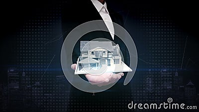 Ладони коммерсантки открытые, недвижимость, построили дом вне знак продал Ладони коммерсантки открытые, недвижимость, построили дом вне знак продал