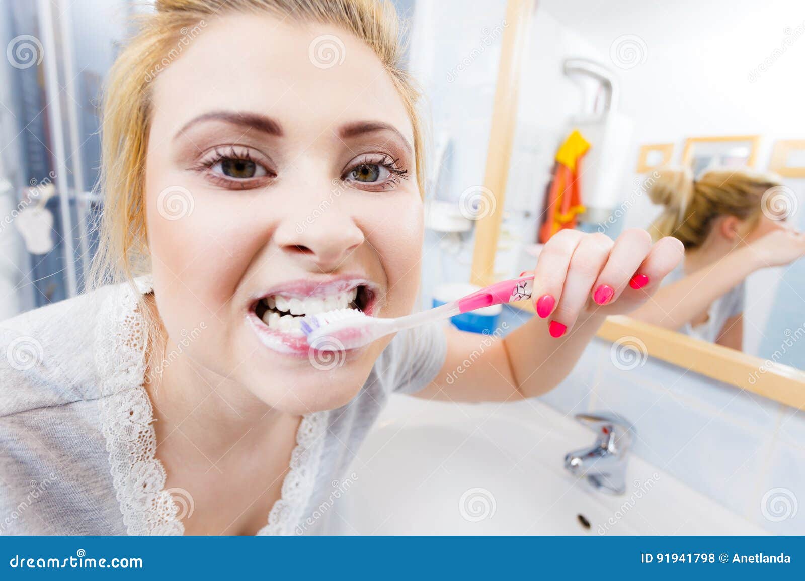 Tooth Brush In Pussy