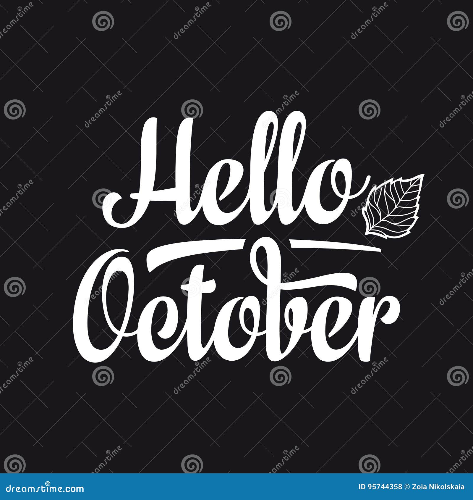 Hello October Xo